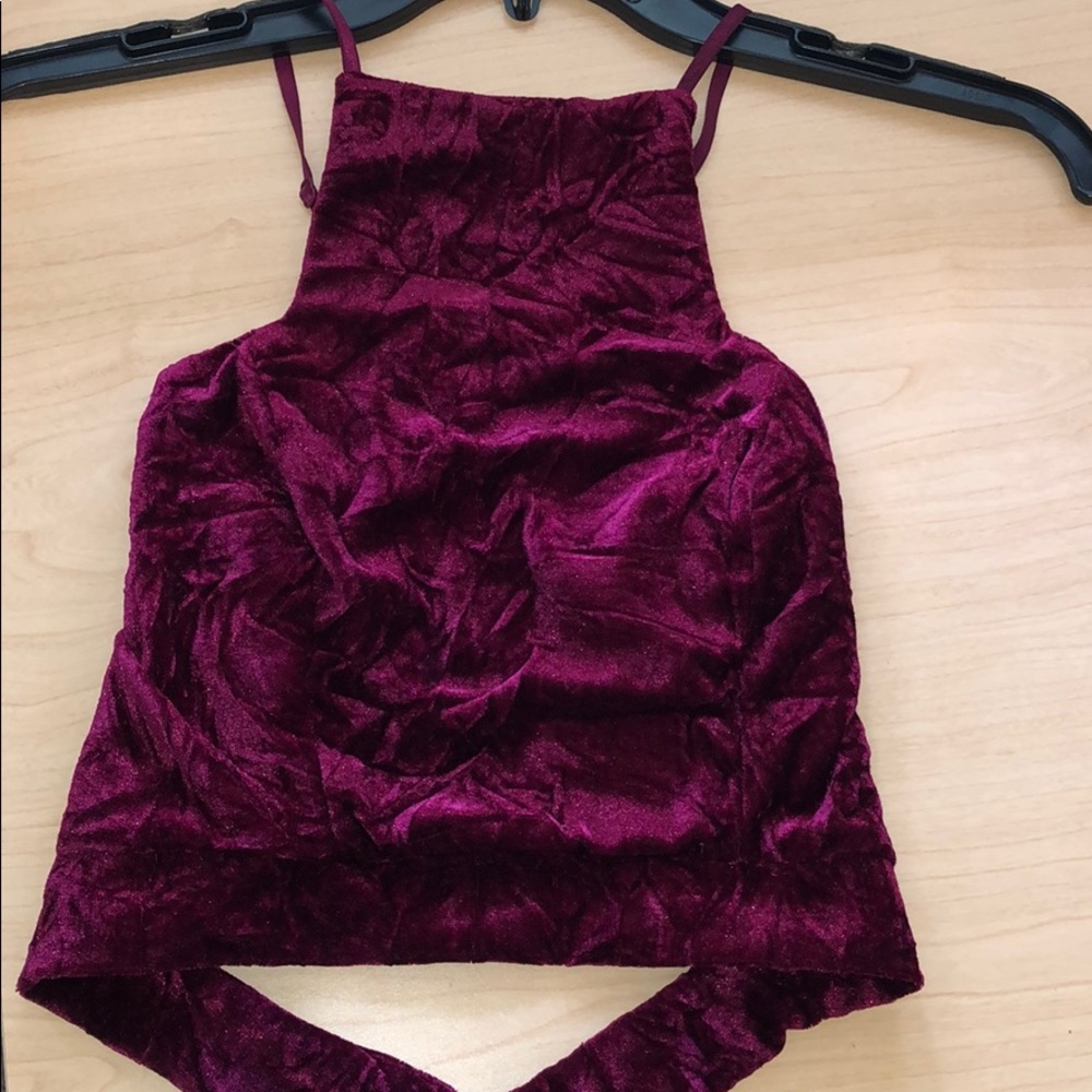 Red Velevet 2 piece dress